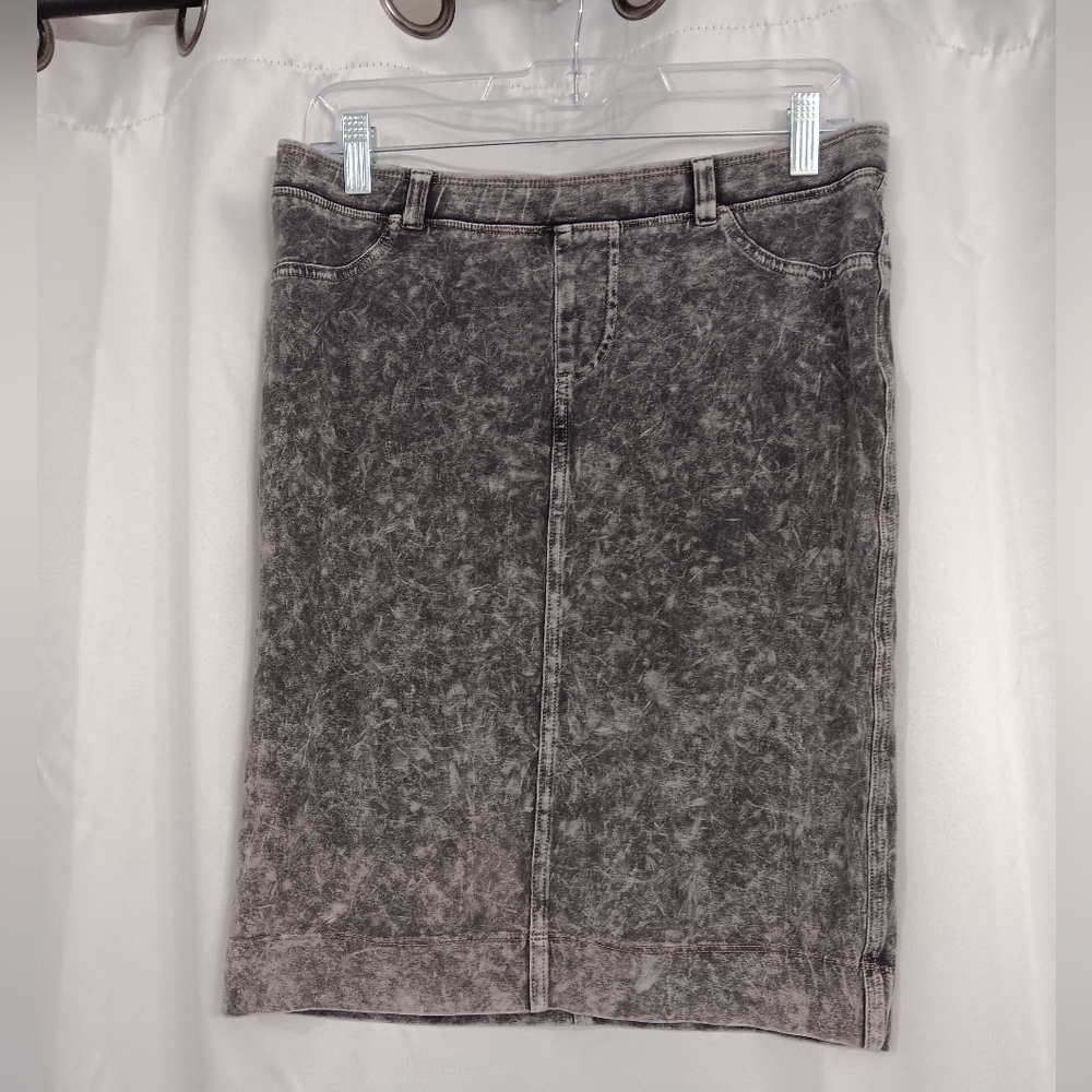 Hardtail denim pencil skirt cotton stretch